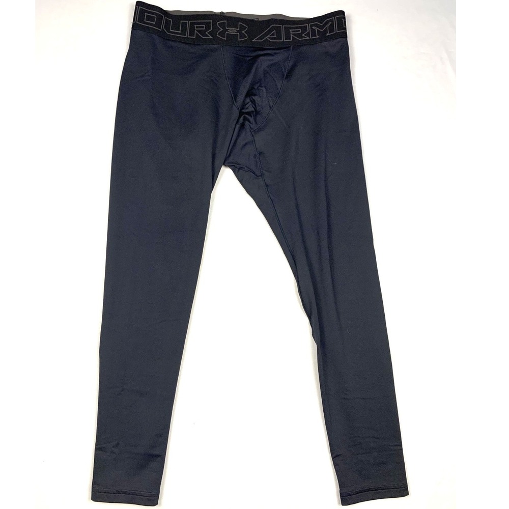 Under Armour ColdGear Compression Leggings Mens XL Black Base Layer Pants